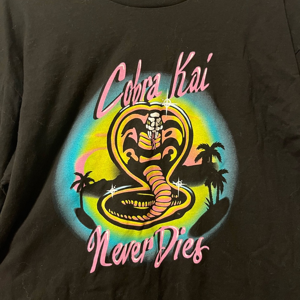Cobra Kai Graphic Tee in Black - Picture 2 of 4